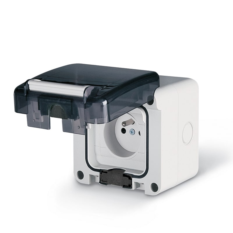 SCAME PARRE SPA - SCA137.6411 PRESA 2P+T 16A FRANCESE PARETE