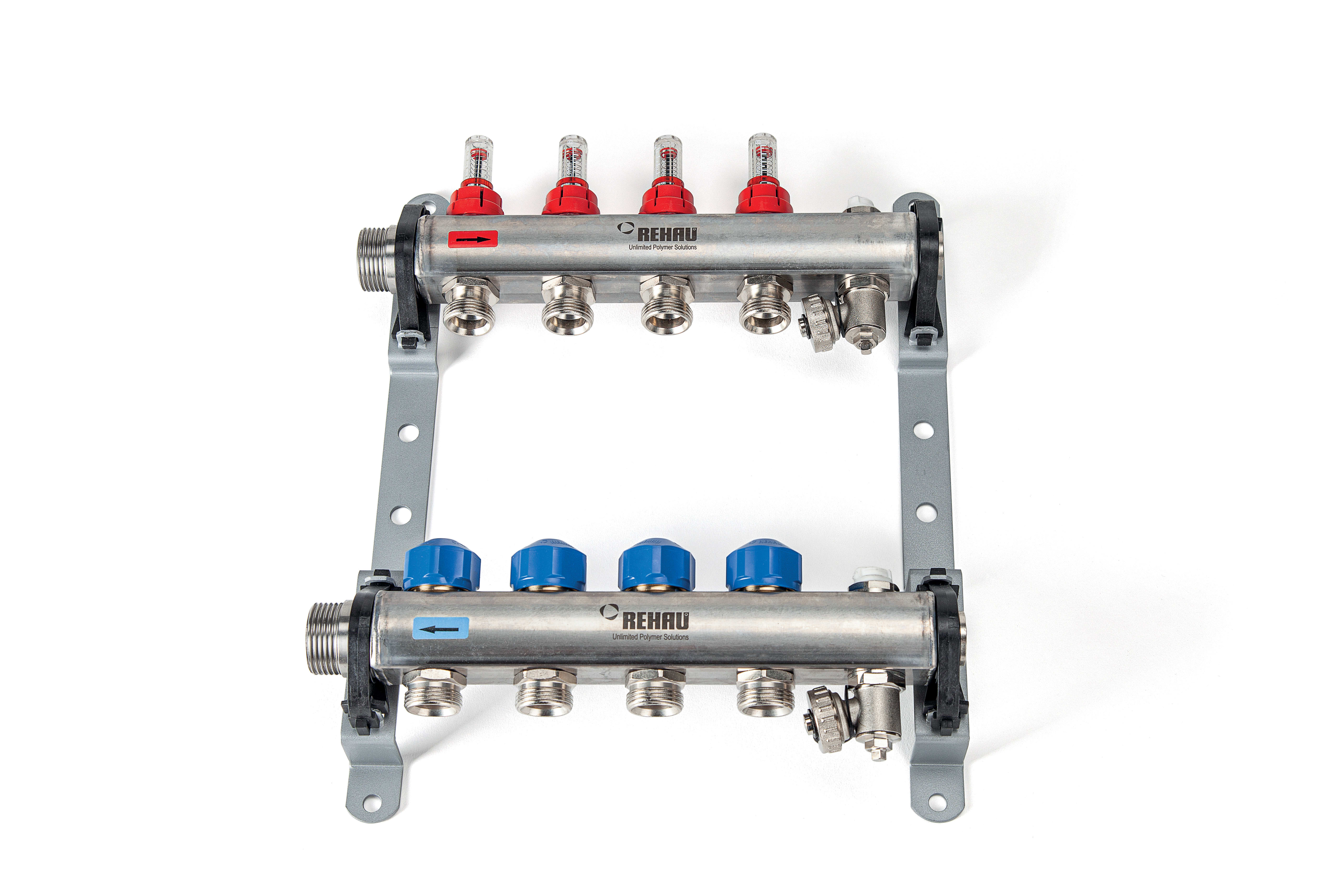 REHAU SPA - RE413801201200 COLLETTORE IN ACCIAIO -D2