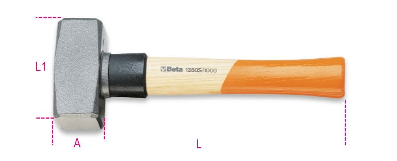 BM SPA - BMM013800405 Mazzette con collare salvamanico manico in legno