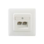 RUTENBECK RUTN138 112 070 Anschlussdose 2-fach Cat6/ Class-E-8/8 U