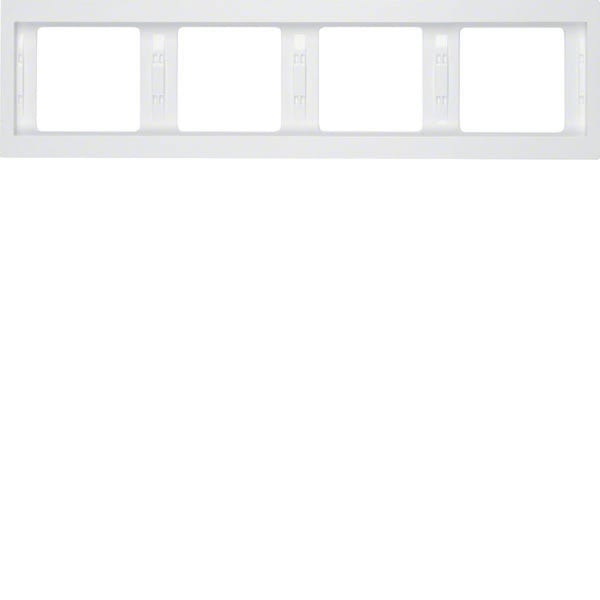 BERKER - BRK13837009 Rahmen 4fach waagerecht Berker K.1 polar