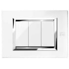 URMET SPA UTD13903.BP PLACCA ZAMA BIANCO PERLA 3M