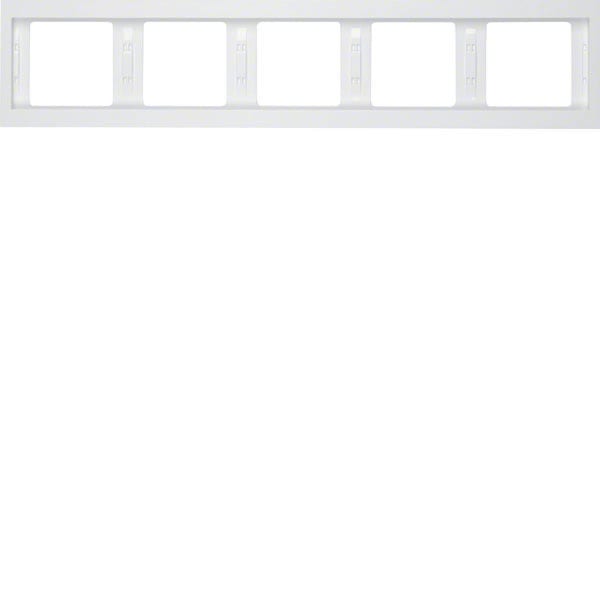 BERKER - BRK13937009 Rahmen 5fach waagerecht Berker K.1 polar