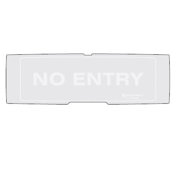 NOTIFIER ITALIA SR - NOTP-PAN1-P-NEN-G PELL.NO ENTRY FONDO GRIGIO