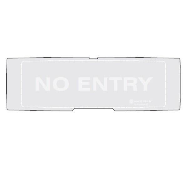 NOTIFIER ITALIA SR NOTP-PAN1-P-NEN-G PELL.NO ENTRY FONDO GRIGIO