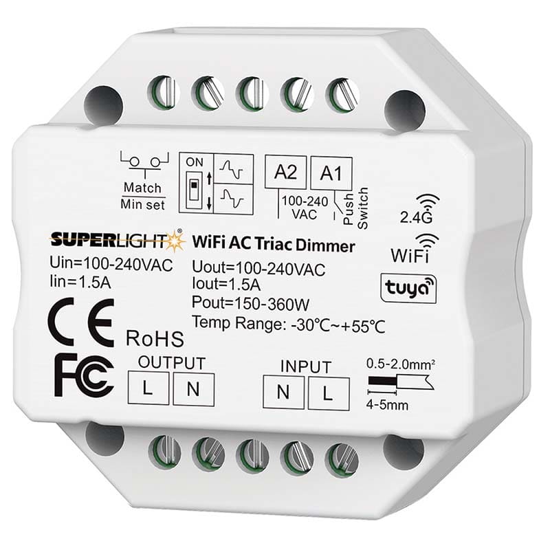 ELCART DISTRIBUTION - ERT132214100 DIMMER STRISCIA 220V 1X1,5A