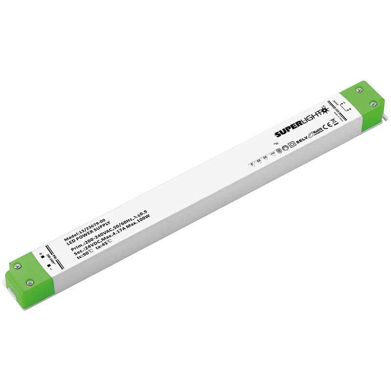 ELCART DISTRIBUTION ERT132367900 LED DRIVER 100W 24VCC SLIM LINEAR
