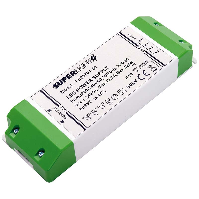 ELCART DISTRIBUTION ERT132380200 LED DRIVER SLIM 320W 48VCC