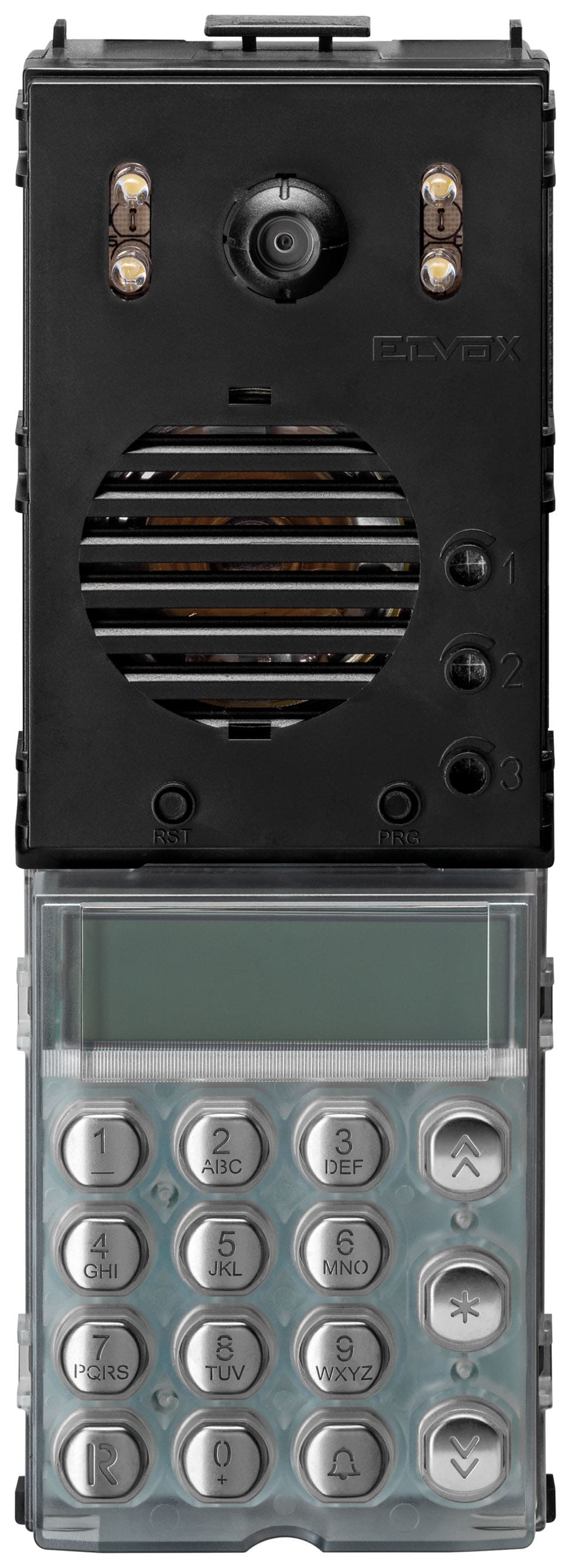 VIMAR SPA VIW13A7.B UNITA 2F+ A/V LED B.CO TASTIERA ACCIAIO