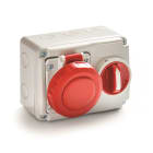 ROSI MATERIALE ELETT RCO14.3316R6 PRESE BLOCCATE CON FONDO IP67 4P 16A 380