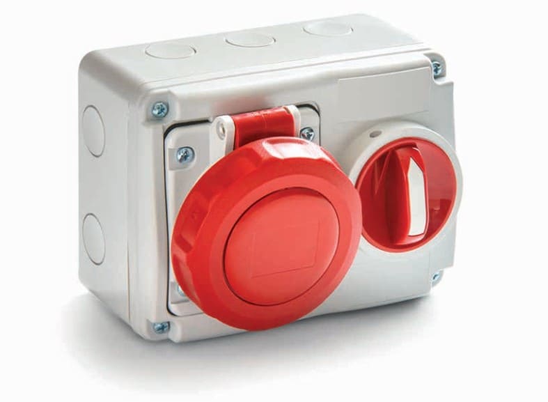 ROSI MATERIALE ELETT RCO14.3416R6 PRESE BLOCCATE CON FONDO IP67 5P 16A 380