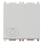VIMAR SPA - VIW14008.2.L.SL PULSANTE 1P NO 10A LUCE 2M SILVER