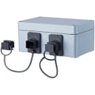 Metz MEZ1401040620ME E-DAT Industry IP67 V4 2 Port metal outl