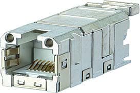 Metz MEZ1401900810MI E-DAT Industry RJ45 field jack insert PR