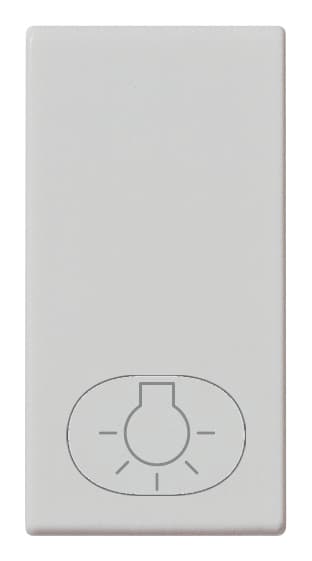 VIMAR SPA VIW14021.L.SL TASTO 1M SIMBOLO LUCE SILVER