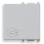 VIMAR SPA - VIW14022.P.SL Tasto 2M simbolo chiave Silver
