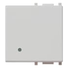 VIMAR SPA VIW14022.SL TASTO 2M ILLUMINABILE SILVER