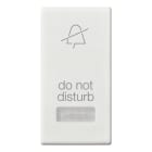 VIMAR SPA - VIW14026.DND Tasto 1M con diffusore simb. DND bianco