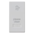 VIMAR SPA - VIW14026.PLS.SL TASTO 1M CON DIFFUSORE SIMB. PLS SILVER