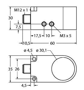 TURCK BANNER SRL TUK14045 BI30R-W30-DAP6X-H1141