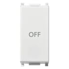 VIMAR SPA - VIW14056.33 PULSANTE 1P NO+NC 10A SIMBOLO OFF BIANCO