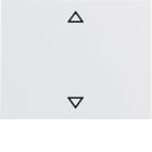 BERKER - BRK14057109 Wippe mit Aufdruck Pfeile K.1 pw glänz