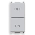 VIMAR SPA - VIW14058.SL Due pulsanti indipend. NO+NC 10A Silver