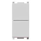 VIMAR SPA VIW14066.SL DUE PULSANTI INDIPEND.1P NO+NO10A SILVER