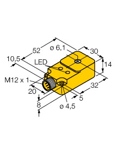 TURCK BANNER SRL TUK1407000 BI6R-Q14-AP6X2-H1141