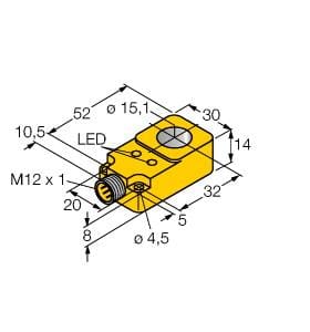 TURCK BANNER SRL TUK1407220 BI15R-Q14-AN6X2-H1141