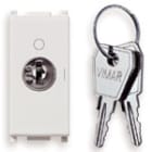 VIMAR SPA VIW14087.CU PULSANTE 2P NO 16A +CHIAVE UNIF. BIANCO