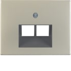 BERKER BRK14097004 P.ZO C.LE X PR.RJ UNIV.DOPP K5 INOX MET.