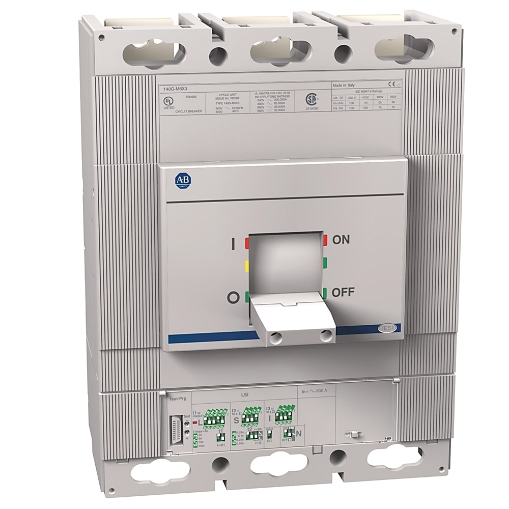 ROCKWELL AUTOMATION - RCK140G-M6K3-D80 800A M FRAME MOLDED CASE CKT-BKR