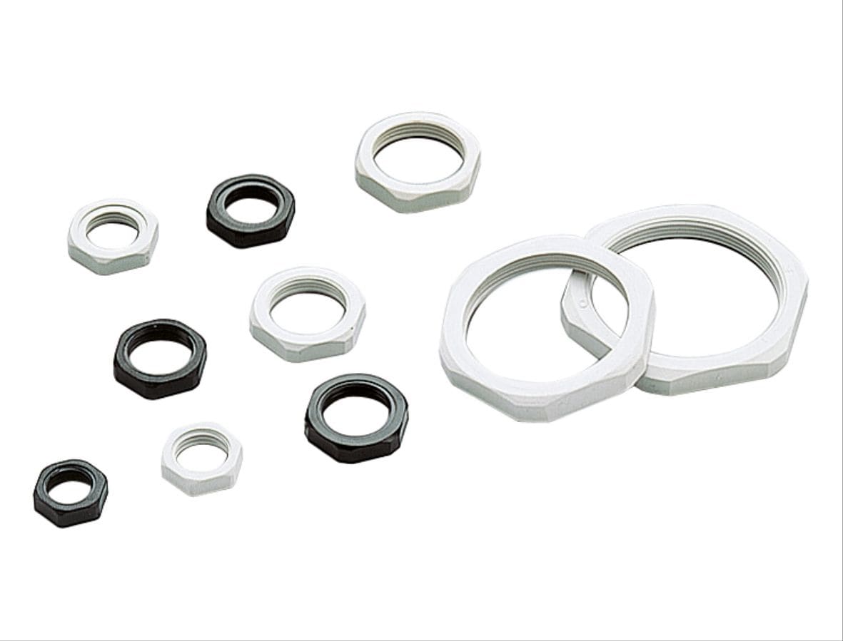 CEMBRE SPA - CEM1414N CONTRODADO, IN POLIAMMIDE PA6.6, PASSO GAS G3/4", NERO RAL 9005