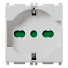 VIMAR SPA - VIW14210.SL PRESA 2P+T 16A UNIVERSALE SILVER