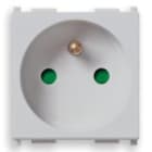 VIMAR SPA - VIW14212.SL Presa SICURY 2P+T 16A francese Silver