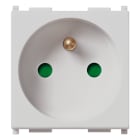 VIMAR SPA - VIW14212.SL PRESA SICURY 2P+T 16A FRANCESE SILVER