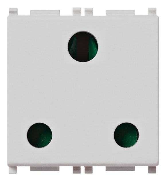 VIMAR SPA VIW14218.SL PRESA SICURY 2P+T 16A INGLESE SILVER