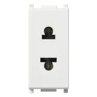 VIMAR SPA - VIW14233 PRESA 2P 16A USA+EU D4,8MM BIANCO