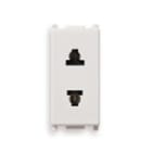 VIMAR SPA - VIW14233 Presa 2P 16A USA+EU ø4,8mm bianco