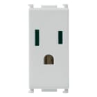 VIMAR SPA - VIW14242.SL Presa SICURY 2P+T 15A USA+SASO Silver