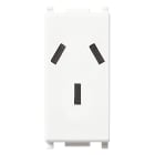 VIMAR SPA - VIW14250 PRESA SICURY 2P+T 10A ARGENTINO BIANCO