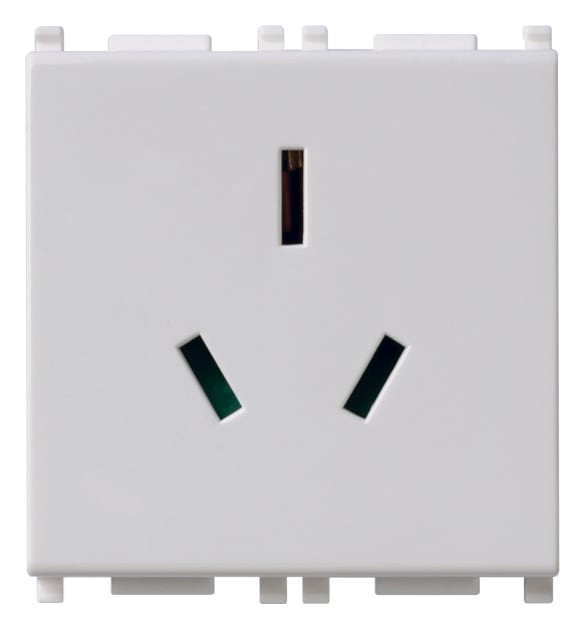 VIMAR SPA - VIW14261.SL Presa SICURY 2P+T 10A Australia Silver