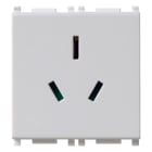 VIMAR SPA - VIW14261.SL Presa SICURY 2P+T 10A Australia Silver