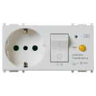 VIMAR SPA - VIW14286.SL PRESA 2P+T 16A P30 INTB+MTDIFFC16 SILVER