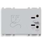 VIMAR SPA - VIW14290.SL Presa per rasoio 230V Silver