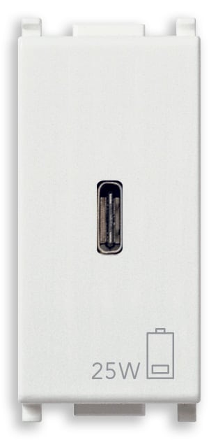 VIMAR SPA - VIW14292.C.25 ALIMENTATORE USB C PD 25W BIANCO