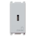 VIMAR SPA VIW14292.C.25.SL ALIMENTATORE USB C PD 25W SILVER