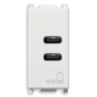 VIMAR SPA VIW14292.CC ALIMENTATORE USB C+C 15W 3A 5V 1M BIANCO