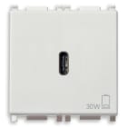 VIMAR SPA - VIW14298 ALIMENTATORE USB C 30W PD BIANCO